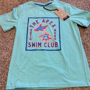 Chubbies Boys Tee Apex Mint Green Size M Shirt Kids Youth NWT